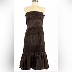 Banana Republic Strapless Black Dress
